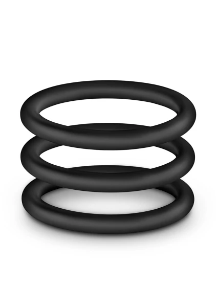 Performance - Vs1 Pure Premium Silicone Cockrings  - Medium - Indigo