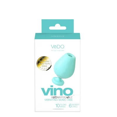 Vino Rechargeable Vibrating Sonic Vibe Turquoise