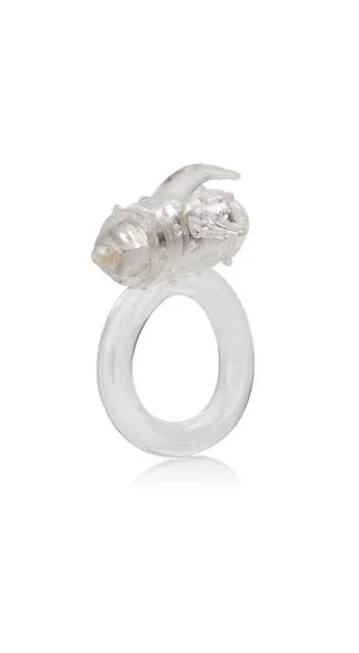 One Touch Flicker Clear Vibrating Ring
