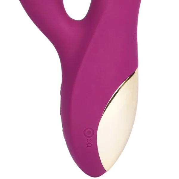 Bondara Purple Silicone 10 Function Girthy Rabbit Vibrator