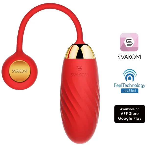 Svakom Ella Neo Interactive App Controlled Vibrating Egg