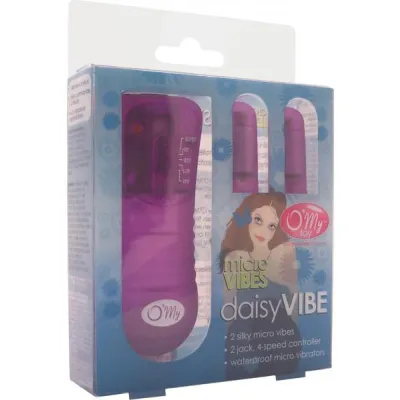 Micro Vibes Daisy Vibe Mini Vibrators Waterproof Purple