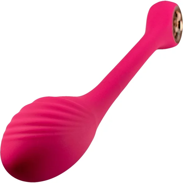 SheVibe Essentials G Bendable Silicone Rechargeable G-Spot Vibrator - Pink