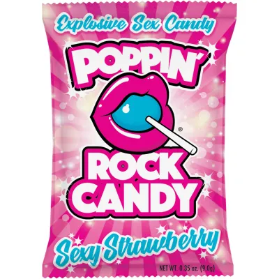 Poppin Rock Candy Oral Sex Candy Sexy Strawberry