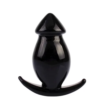 Lucent Head Round Glass Butt Plug