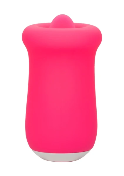 Sugar Craze Rechargeable Waterproof Silicone Flickering Clitoral Stimulator By CalExotics - Pink
