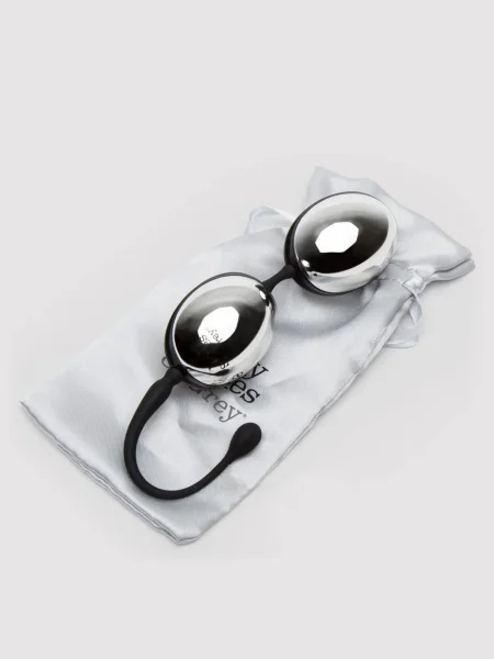Fifty Shades of Grey Inner Goddess Silver Jiggle Balls 2.3oz