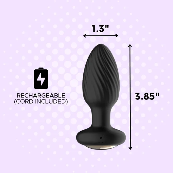 Wireless Rotating & Rim Job Anal Plug