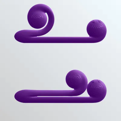 Snail Vibe Dual Motor Thrusting Vibrator Purple