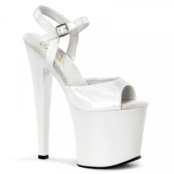 TABOO-709 - 7 1/2" Stiletto Heel Ankle Strap PF Sandal