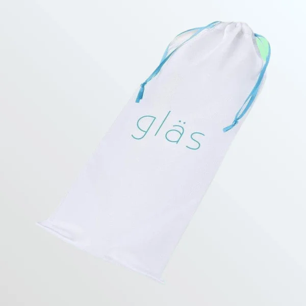 Glas 6in Curved G-spot Glas Dildo