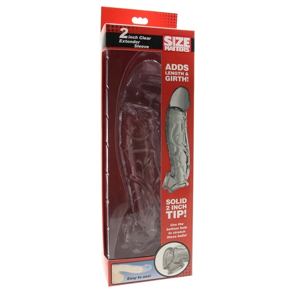 XR Brands 2 Inch Extender Clear