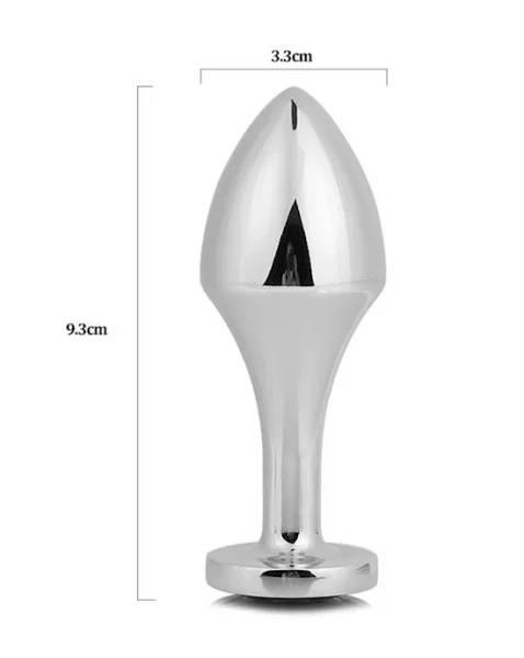 Kink Range Spades Gem Butt Plug - 3.7 Inch - Purple