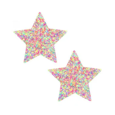 Neva Nude Pastie Star Sprankles Neon UV