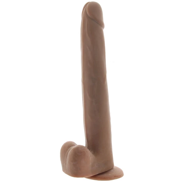 Sex World 12 Inch Dildo in Brown — image 5 of 6