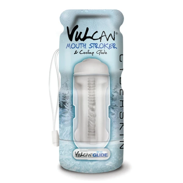 CyberSkin Vulcan Mouth Stroker w/Cooling Glide Frost