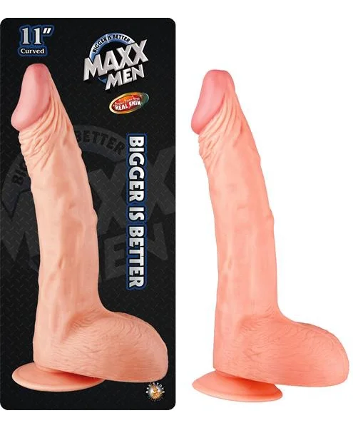 Maxx Men Curved Dong 11 inches Flesh — image 4 of 4