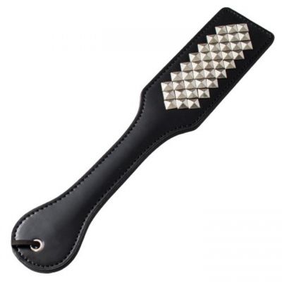 Bondara Black Studded Paddle 12 5 Inch