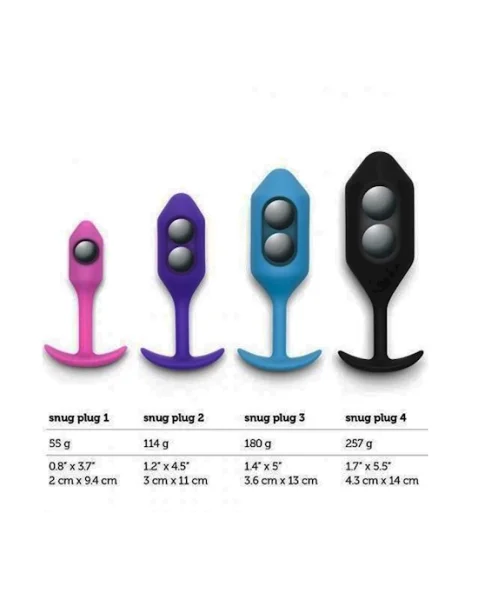 B-vibe Snug Plug 2 - Black