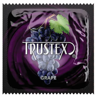 Grape Flavored Trustex Condoms