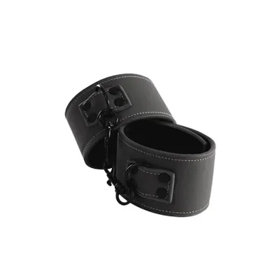 Renegade Bondage Wrist Cuff Black Black