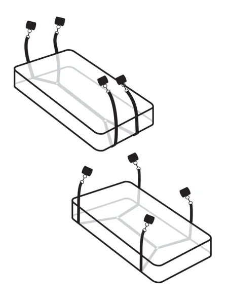 Fetish Fantasy Limited Edition Wraparound Mattress Restrain