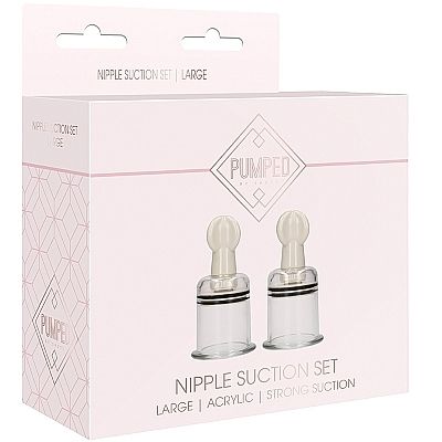 Nipple Suction Set Large Transparent