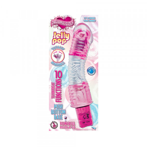 Orgasmalicious Jelly Pop Pink Vibrator