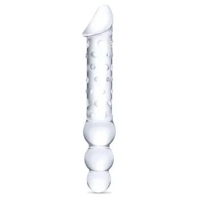 Glas 12 Double Ended Dildo with Beads