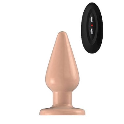 Bottom Line Buttplug Rubber Flesh Vibrating 5 In Model 2 Flesh