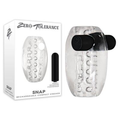 Snap Clear Mini Vibrating Stroker