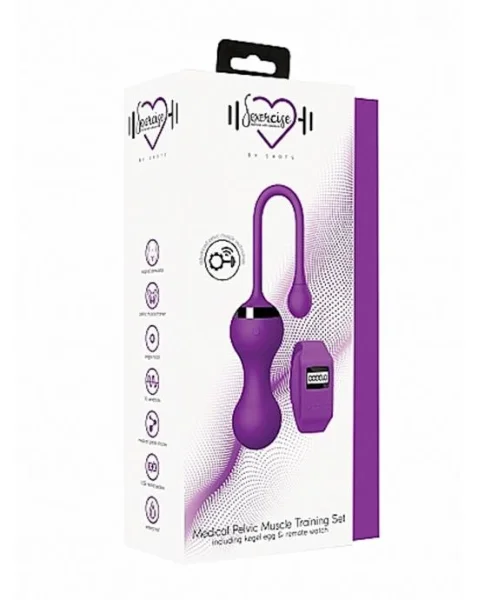 Sexercise Kegel Egg  - Purple - 7.5 Inch