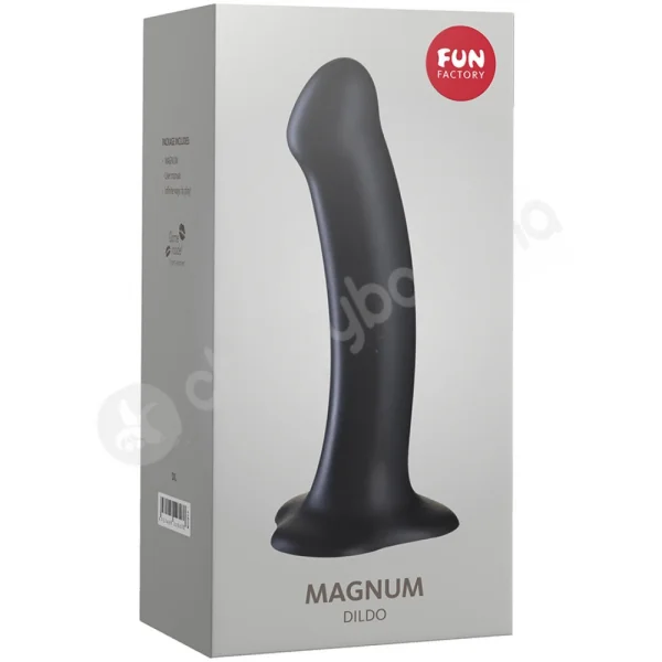 Fun Factory Magnum Black Silicone Dildo