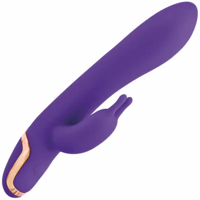 Entice Isabella Rabbit Style Silicone Vibrator Purple