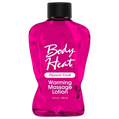 Body Heat Warming Massage Lotion 8 Fl Oz Passion Fruit