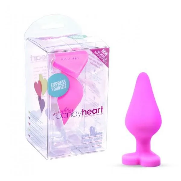 Naughtier Candy Heart Ride Me Pink Butt Plug — image 4 of 4