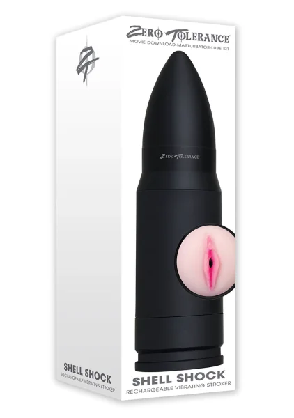 Shell Shock Rechargeable Vibrating Stroker