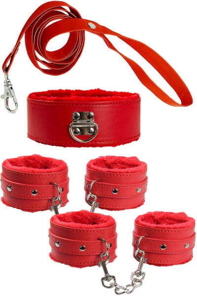 Wild Secrets x Berlin Baby Red Romance Bondage Set (12 Pce)