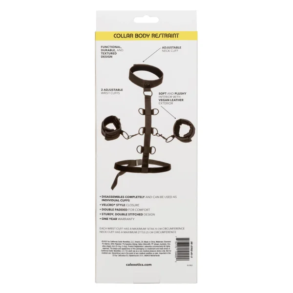 Boundless Collar Body Restraint - Black