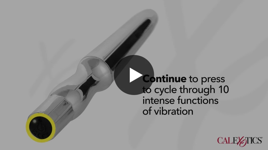Rechargeable Anal Probe in Silver