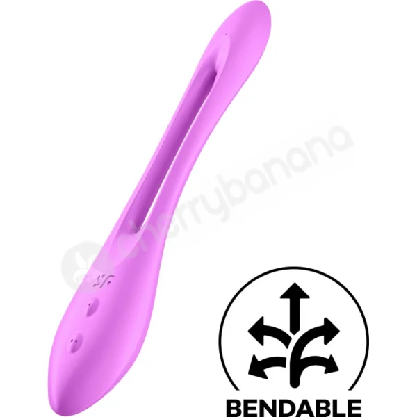 Satisfyer Elastic Joy Purple Bendable Couples Versatile Vibrator