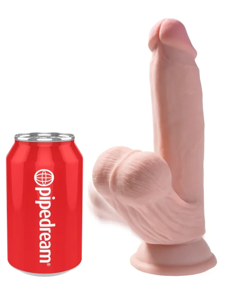 7 Inch Triple Density Cock With Swinging Balls