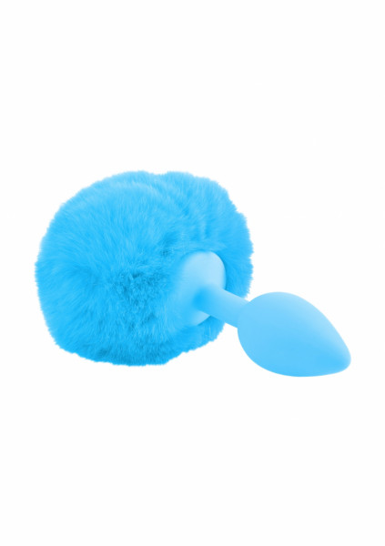 Bunny Tail - Blue - Butt Plug
