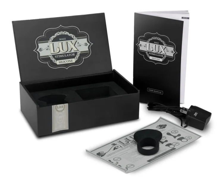 Lux LX 4 Rechargeable Silicone Vibrating Erection Ring — image 8 of 9