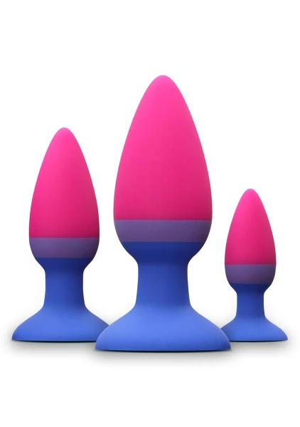Colours Pleasure Plug x 3 Set