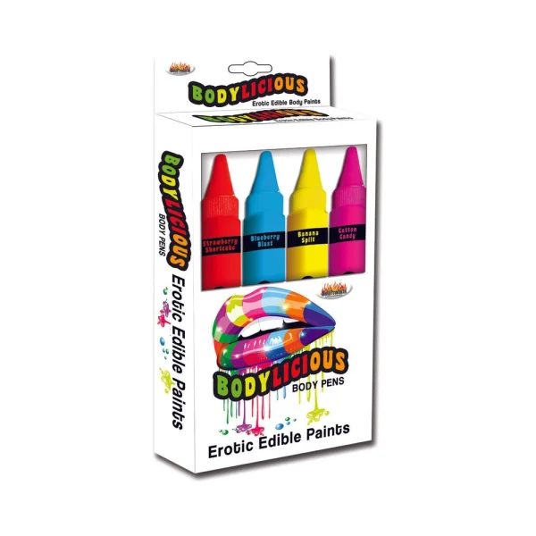 Bodylicious Edible Body Pens 4 Pack