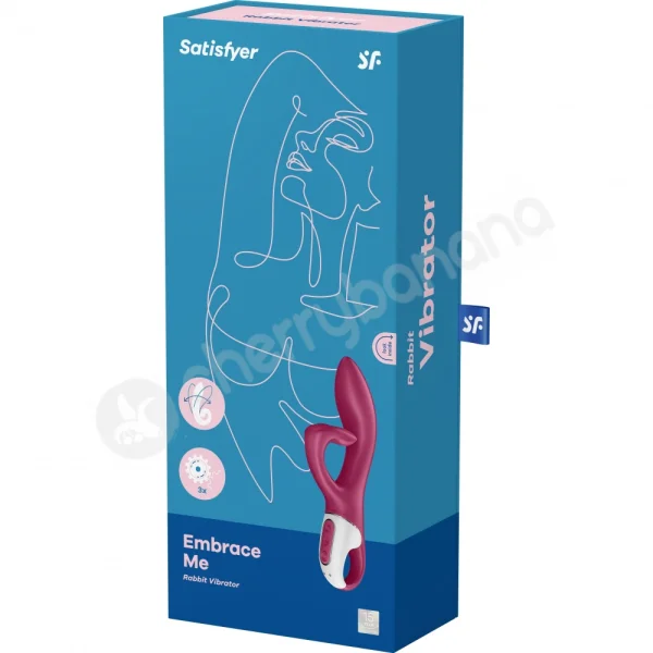 Satisfyer Embrace Me Flexible Dual Stimulation Red Rabbit Vibrator