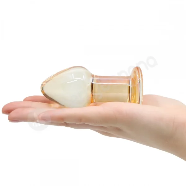 Crystal Pleasures Glass Honey Treat Butt Plug