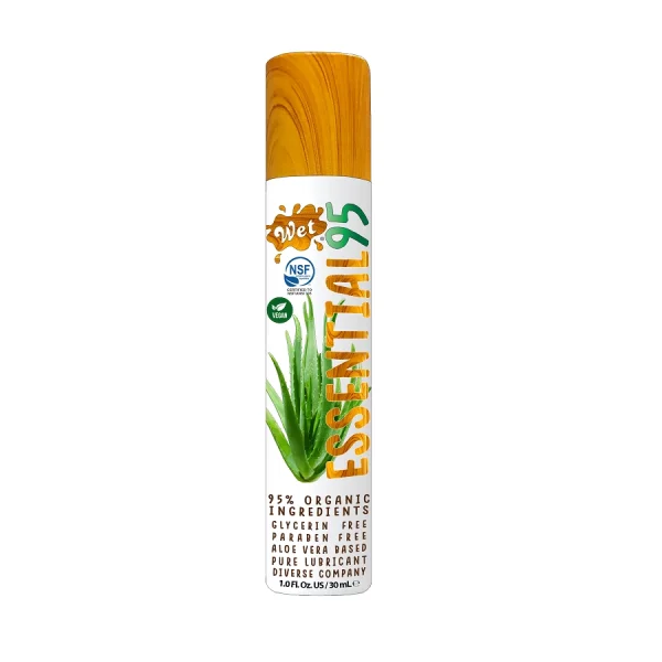 Wet Essentials 95% Organic Aloe Vera Based Lubricant