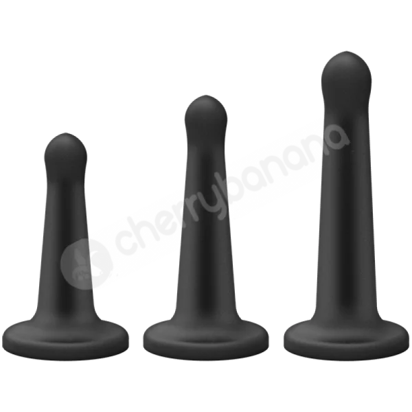 Vac-U-Lock Silicone Pegging Strap On Set